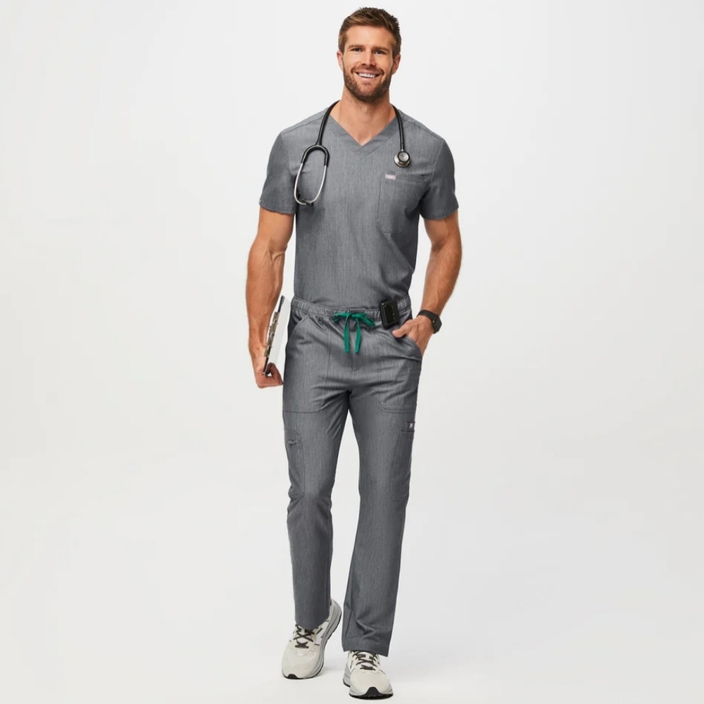 Figs Cargo Scrub Set in Charcoal Grey, Size L, Brand New, Never worn